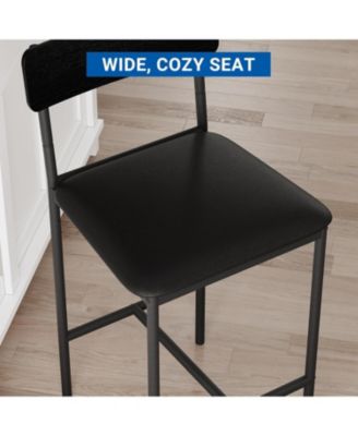 Set of 4 Modern Upholstered Dining Chairs, Stable Stylish Seating for Apartment Dining Room