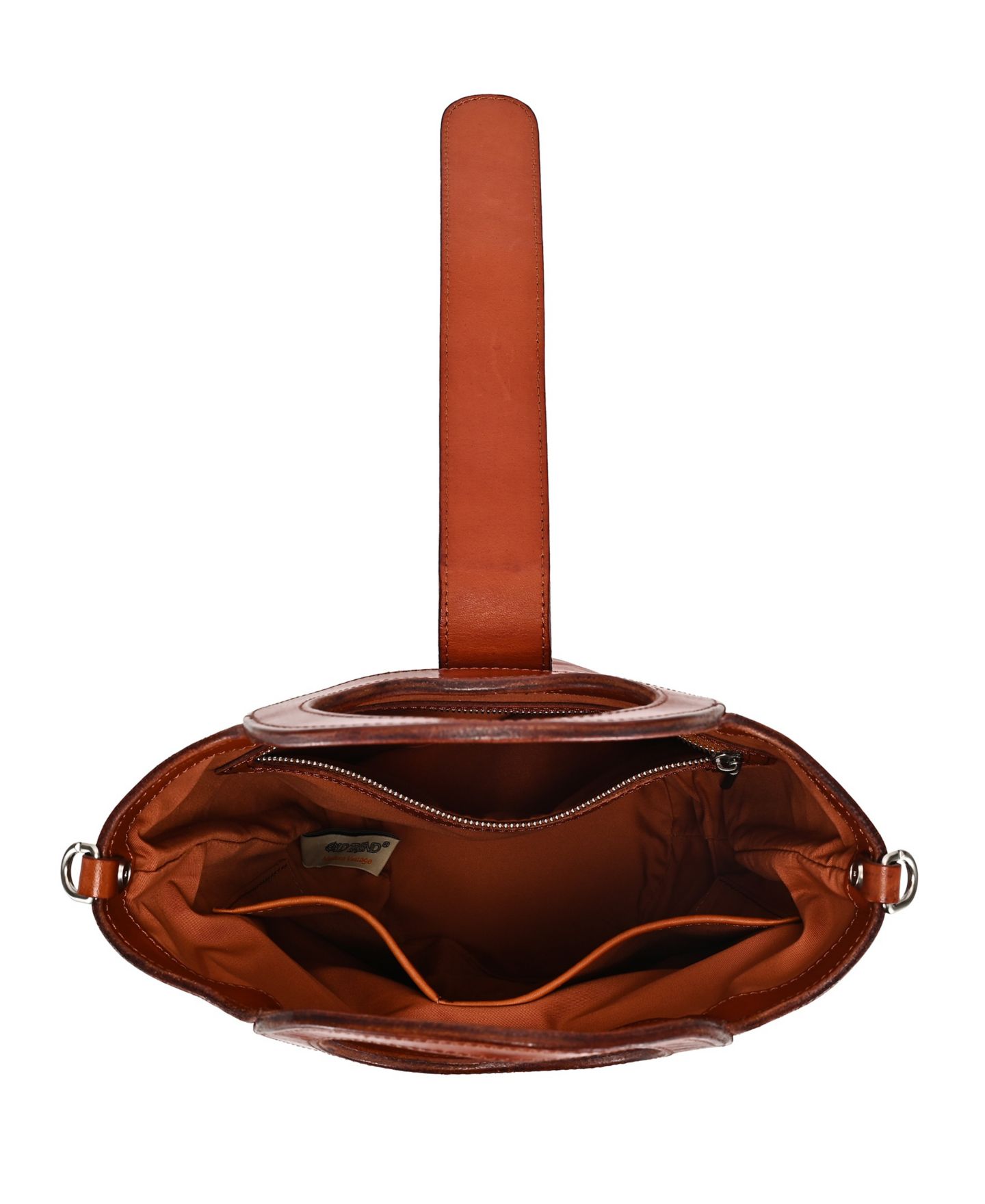 Женская сумка OLD TREND Lily Small Bucket Crossbody Handbag, цвет: Каштановый коричневый — фото 3