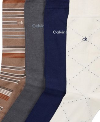 Men's Crew Dress Socks, 4-Pack