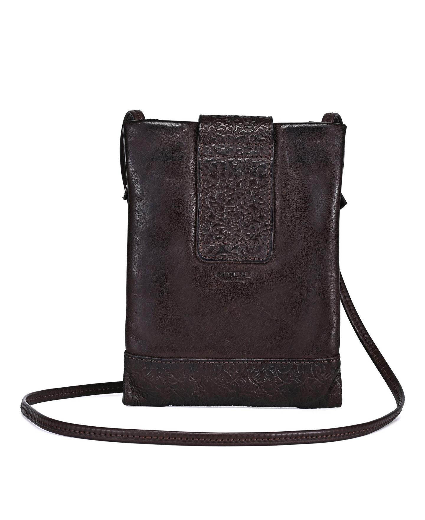 Женская сумка OLD TREND Lily Mini Crossbody Handbag, цвет: Кофейный коричневый — фото 2