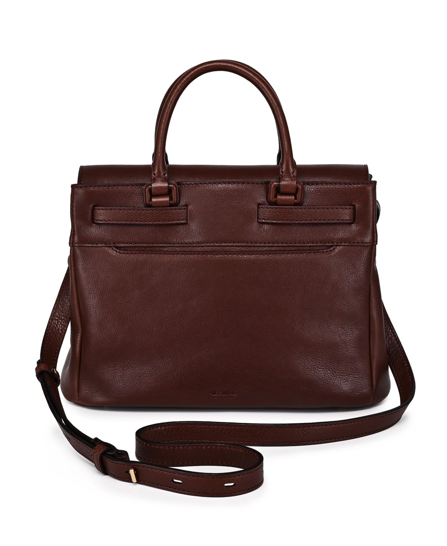 Женская сумка OLD TREND Wishbone Medium Satchel Handbag, цвет: Кофейный коричневый — фото 2