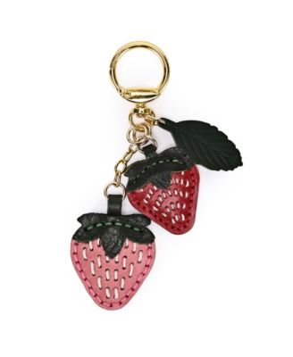 Strawberry Mini Handcrafted Botanical Fruit Key Chain