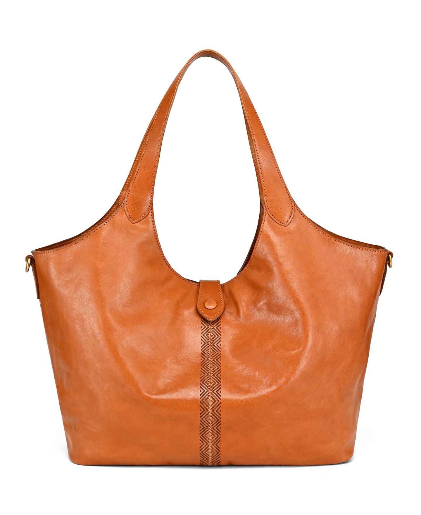 Женская сумка OLD TREND Marigold Large Tote Handbag, цвет: Карамельный коричневый — фото 1