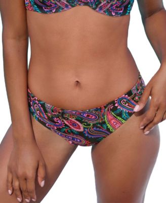 Women's Paisley Print Classic Bikini Swimsuit Bottom