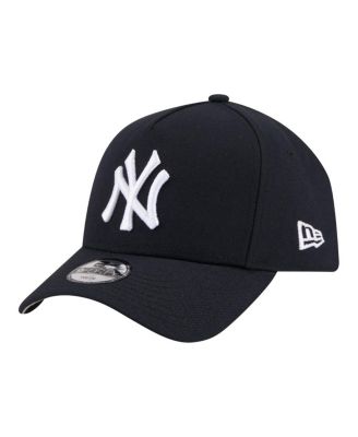 Big Boys and Girls Navy New York Yankees 9FORTY A-Frame Adjustable Hat