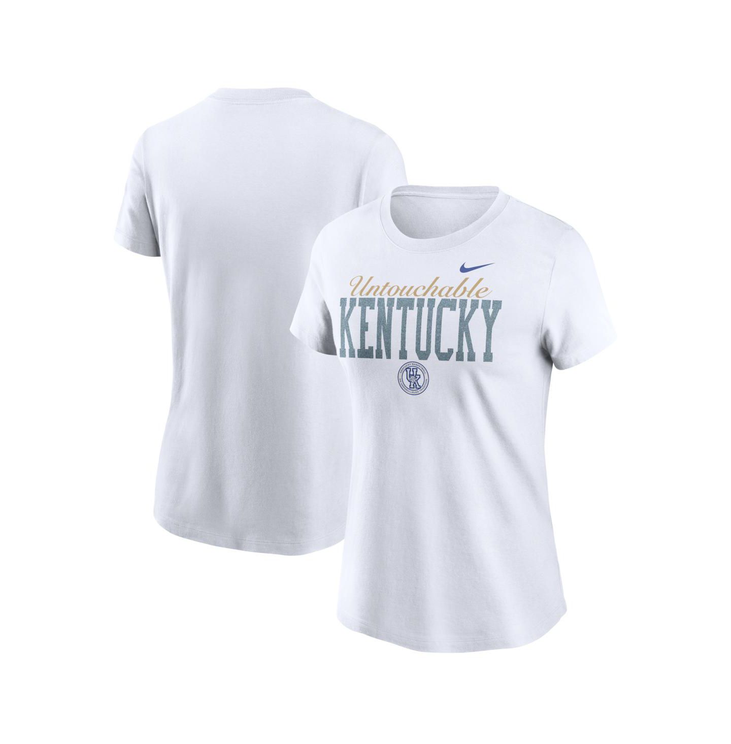 Женская футболка Nike White Kentucky Wildcats Club — фото 1