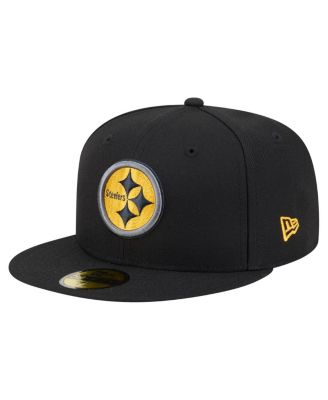 Men's Black Pittsburgh Steelers Color Pop 59FIFTY Fitted Hat
