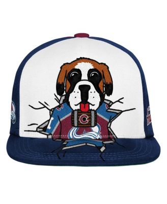 Big Boys and Girls Maroon Colorado Avalanche Mascot Snapback Hat