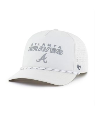 Men's White Atlanta Braves Forward Vault Hitch Adjustable Hat
