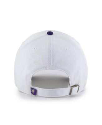 Men's White Orlando City SC Two-Tone Clean Up Adjustable Hat