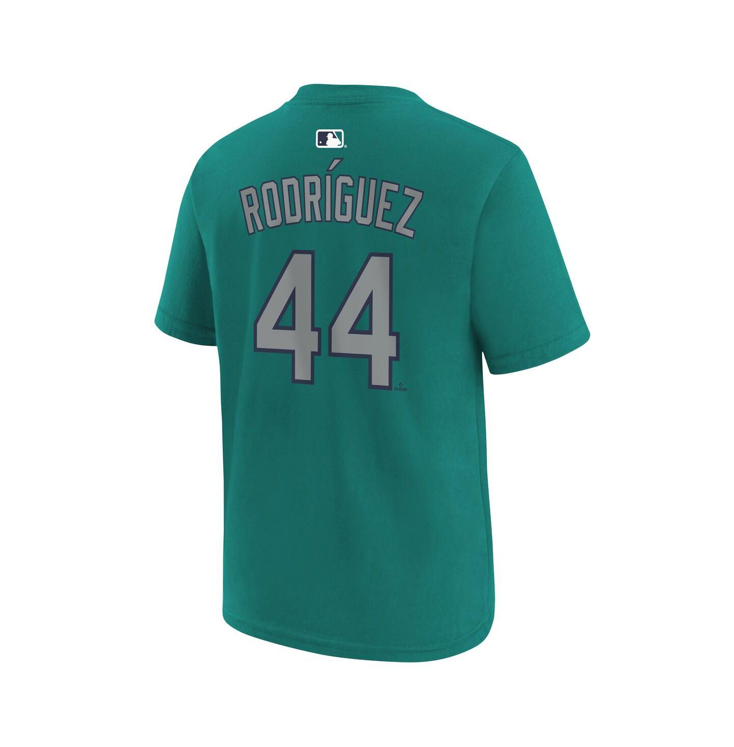 Детская футболка Nike Julio Rodríguez Teal Seattle Mariners Name & Number — фото 2