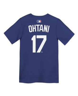 Preschool Shohei Ohtani Royal Los Angeles Dodgers Name & Number T-Shirt