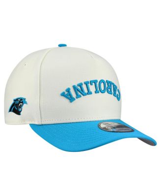 Men's Cream Carolina Panthers Upside Down 9FIFTY A-Frame Snapback Hat