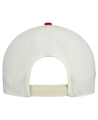 Men's Cream San Francisco 49ers Upside Down 9FIFTY A-Frame Snapback Hat