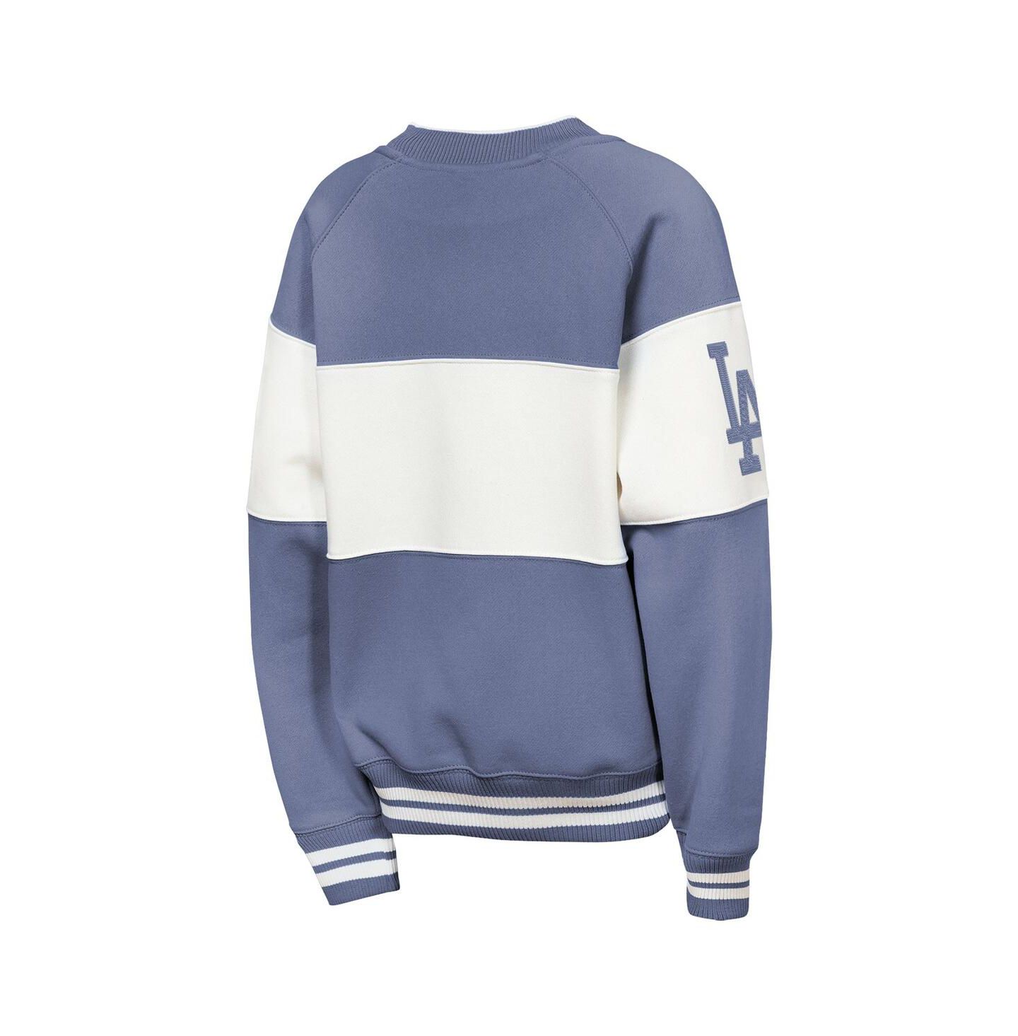 Детская толстовка Outerstuff Blue Los Angeles Dodgers Ultimate Pastels On Base — фото 2