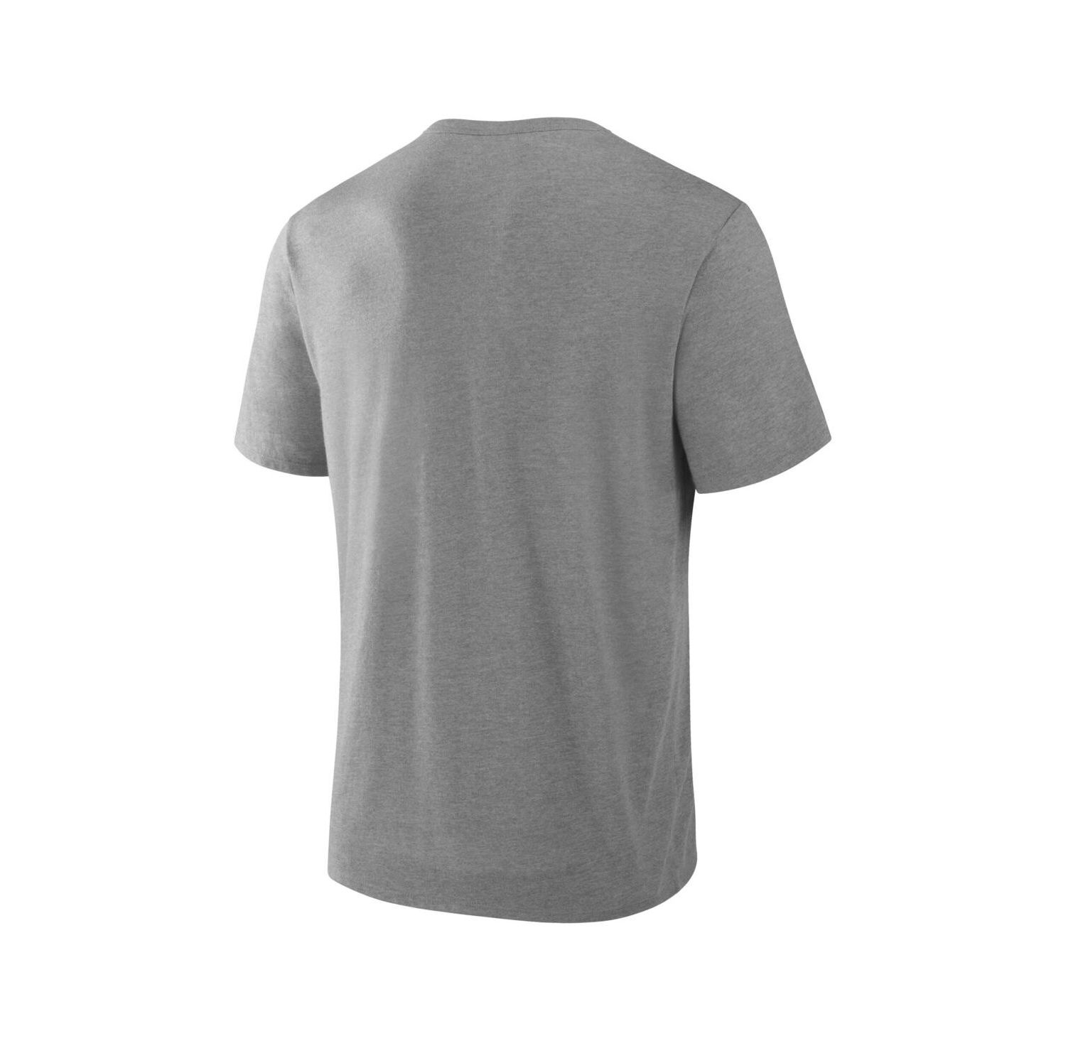 Men's Heather Gray Chicago Cubs Tribute IYKYK Tri-Blend T-Shirt