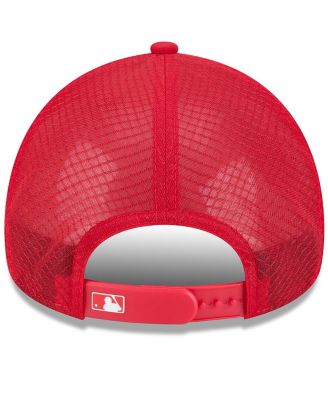 Men's Red Boston Red Sox 2026 Batting Practice Alternate Apex 9FORTY Adjustable Hat