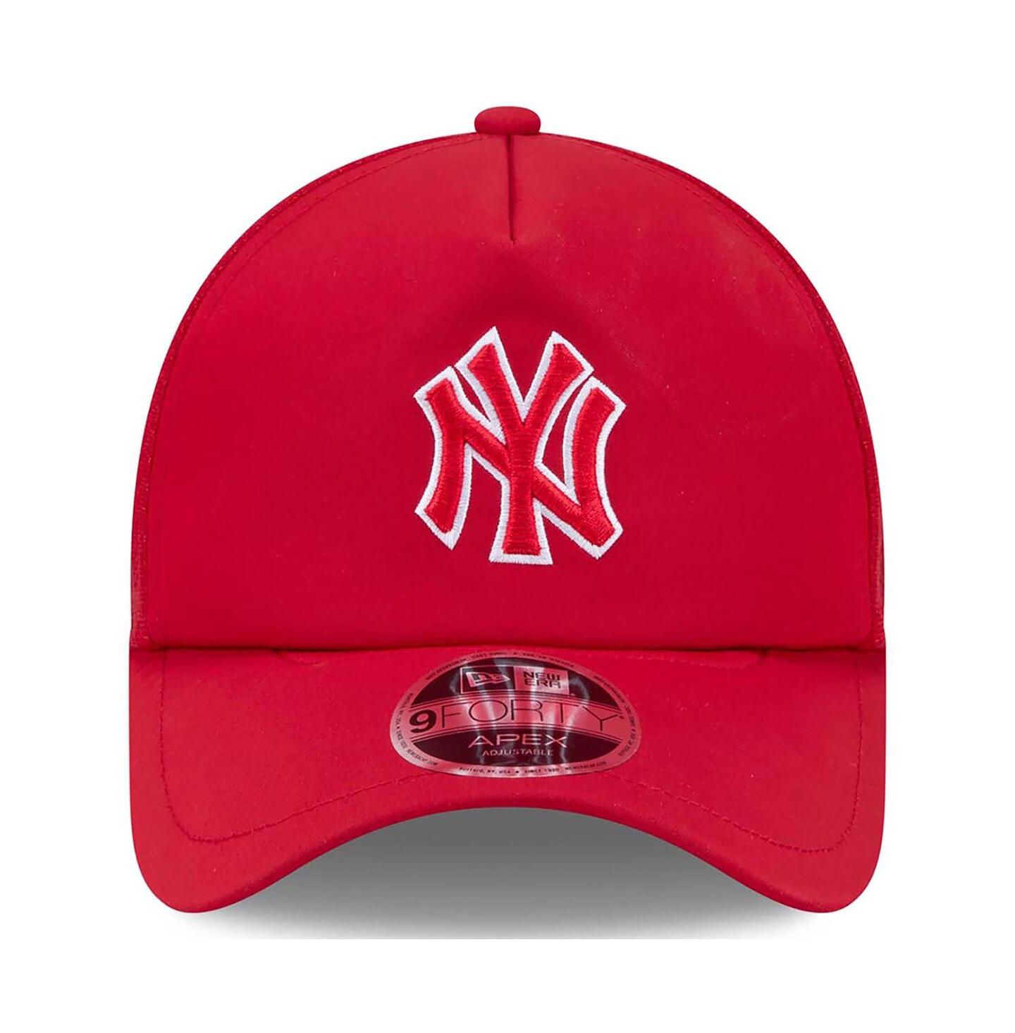Мужская кепка New Era Red New York Yankees 2026 Batting Practice Alternate Apex 9FORTY Adjustable Hat — фото 4