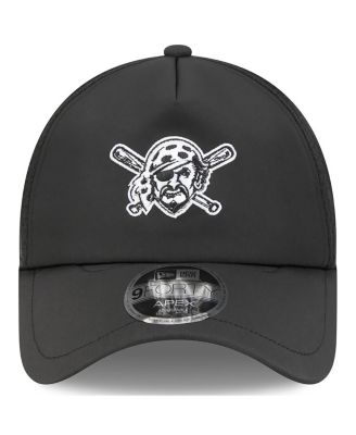Men's Black Pittsburgh Pirates 2026 Batting Practice Alternate Apex 9FORTY Adjustable Hat