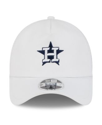 Men's White Houston Astros 2026 Batting Practice Apex 9FORTY Adjustable Trucker Hat