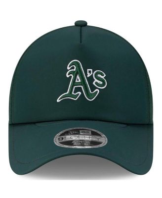 Men's Green Athletics 2026 Batting Practice Apex 9FORTY Adjustable Trucker Hat