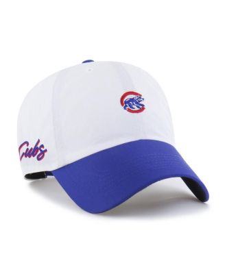 Men's White/Royal Chicago Cubs Vista Mini Clean Up brrr&deg; Adjustable Hat