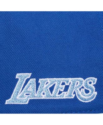 Men's Blue Los Angeles Lakers Legendary Home Pro Pinch Snapback Hat