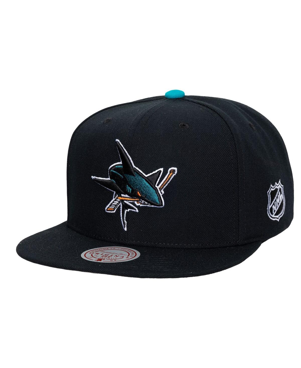 Mitchell & Ness Men's Black San Jose Sharks Legendary Away Snapback Hat