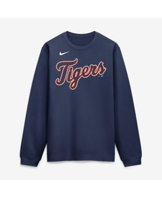 Men's Navy Detroit Tigers Primetime Wordmark Sweatshirt