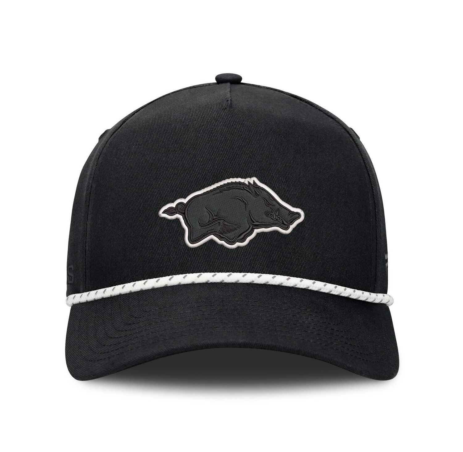 Men's Black Arkansas Razorbacks Undertone Rope Adjustable Hat