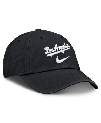 Men's Black Los Angeles Dodgers Primetime Club Adjustable Hat