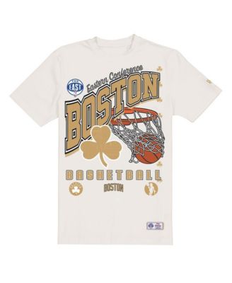 Men's Cream Boston Celtics Oversized City Edition Remix Vintage T-Shirt