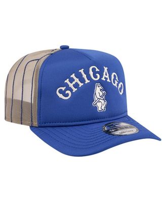 Men's Royal Chicago Cubs Vintage Arched Foam Front 9FIFTY A-Frame Adjustable Trucker Hat