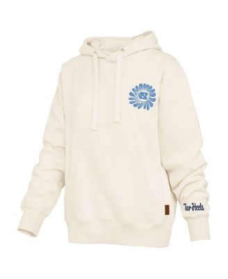 Women's Cream North Carolina Tar Heels Elena Janise Hoodie