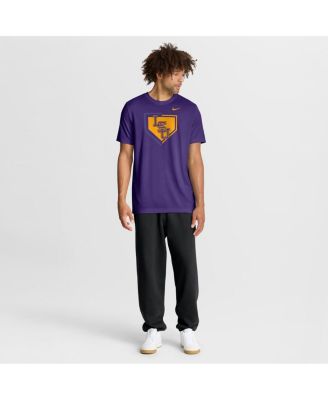 Men's Purple LSU Tigers Primetime Baseball Icon Legend Dri-FIT T-Shirt