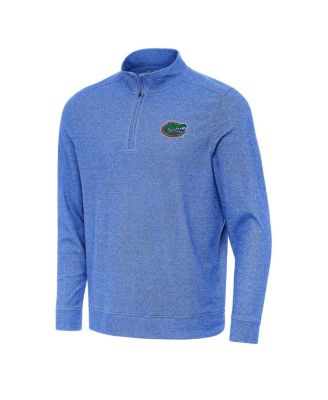 Men's Heather Royal Florida Gators Subtle Quarter-Zip