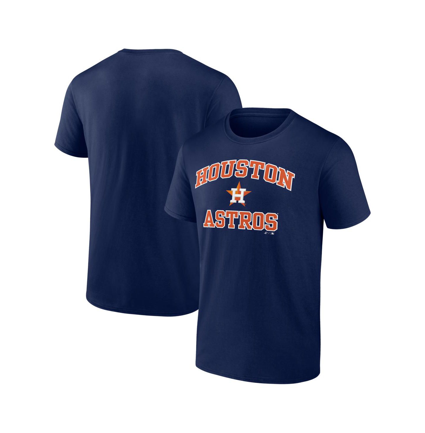 Мужская футболка Logo Athletic Navy Houston Astros Heart and Soul — фото 1