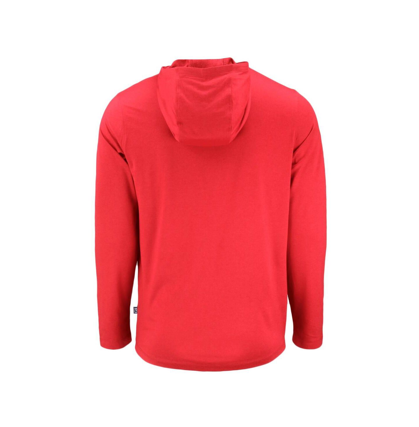 Мужское худи Cutter & Buck Red St. Louis Cardinals Coastline Epic Comfort Long Sleeve T-Shirt — фото 2
