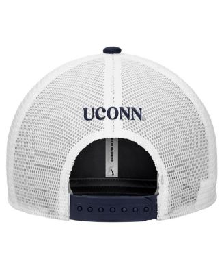 Men's Navy UConn Huskies Rise Trucker Dri-FIT Adjustable&nbsp;Hat