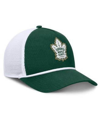 Men's Green/White Toronto Maple Leaf's Bermuda A-Frame Adjustable Hat