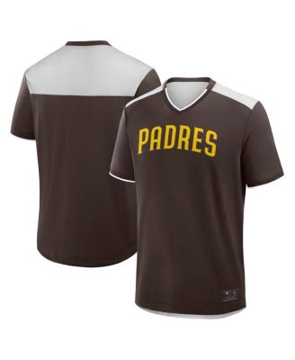 Men's Brown San Diego Padres Walk Off V-Neck T-Shirt