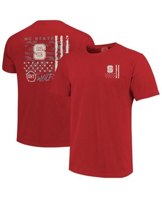 Men's Red NC State Wolfpack Comfort Colors OHT Camo Overlay T-Shirt