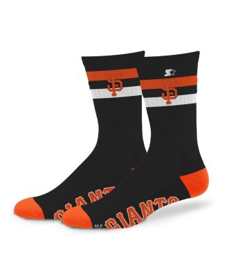 Men's and Women's San Francisco Giants Team Color Two-Stripe Crew Socks