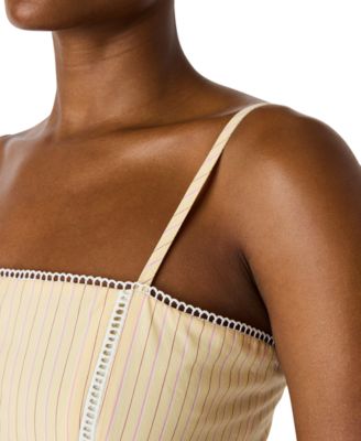 Juniors' Square Neck Maxi Dress