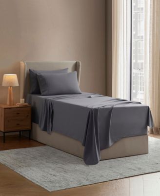 Extra Deep Pocket Microfiber 4-Pc. Sheet Set, Twin