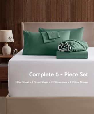 Extra Deep Pocket Microfiber 6-Pc. Sheet Set, California King