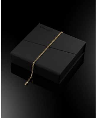 Men's Curb Chain - 3mm Gold Plated Bracelet