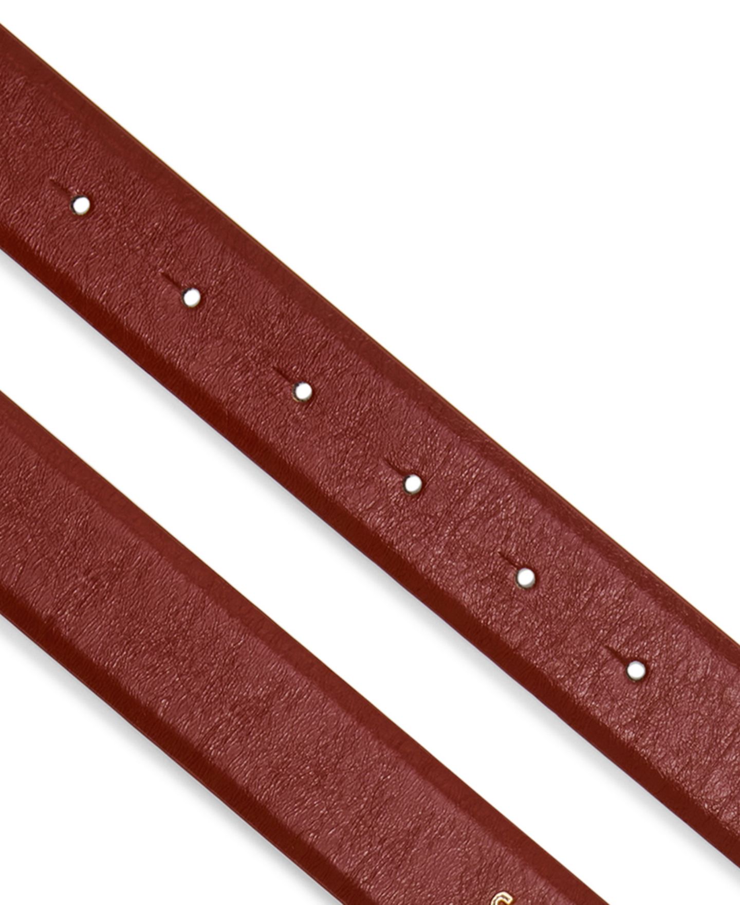 Мужской ремень Steve Madden Glossy Polyurethane Plaque Buckle Belt, цвет: Ржавый — фото 3