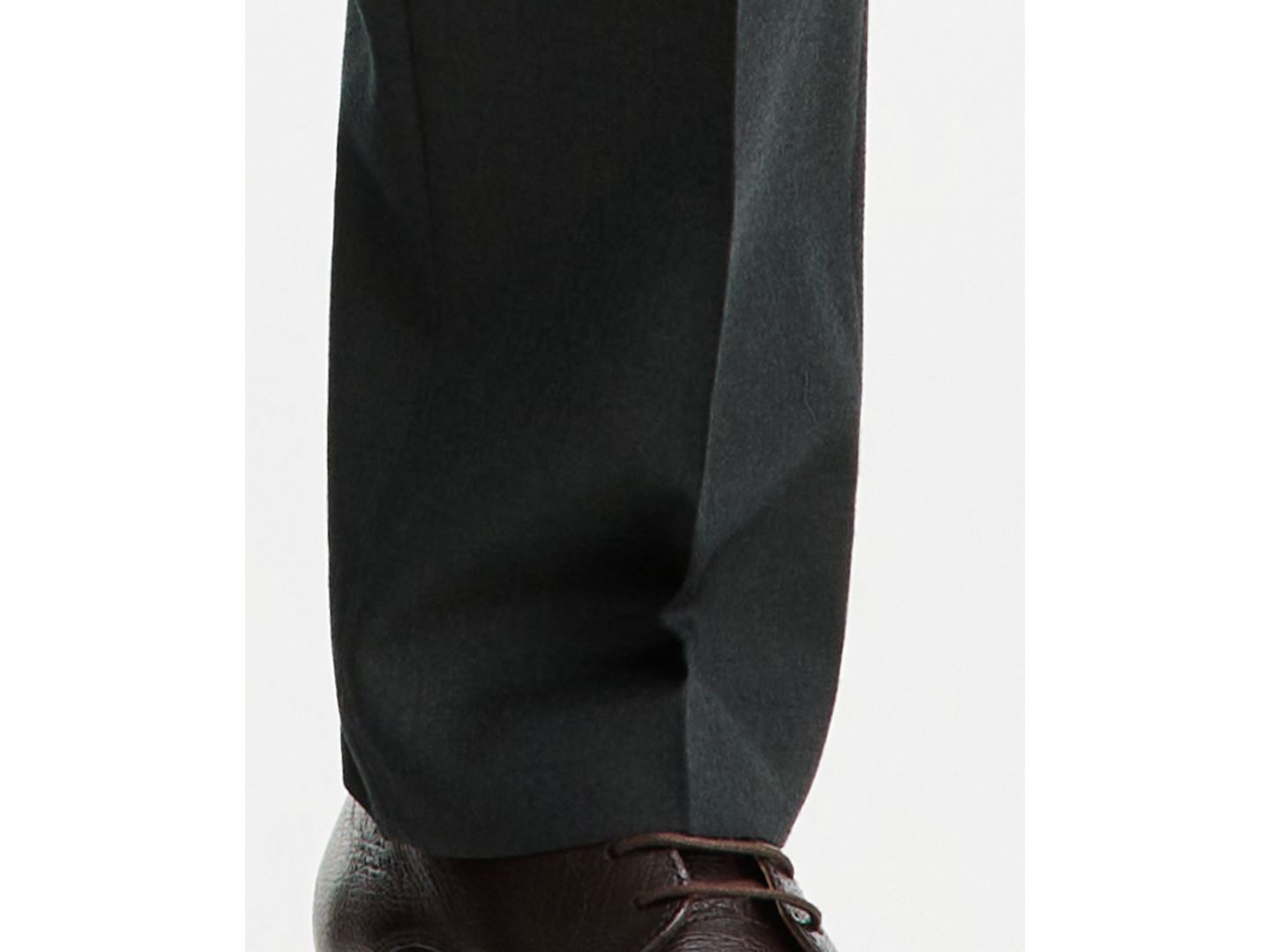 Мужские брюки Tommy Hilfiger Modern-Fit Flannel Suit, цвет: Тёмный зелёный — фото 6
