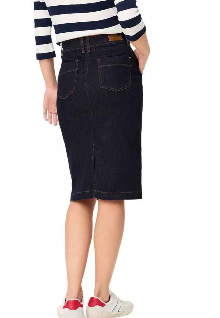 Women's Dark Denim Skirt - thumbnail 3